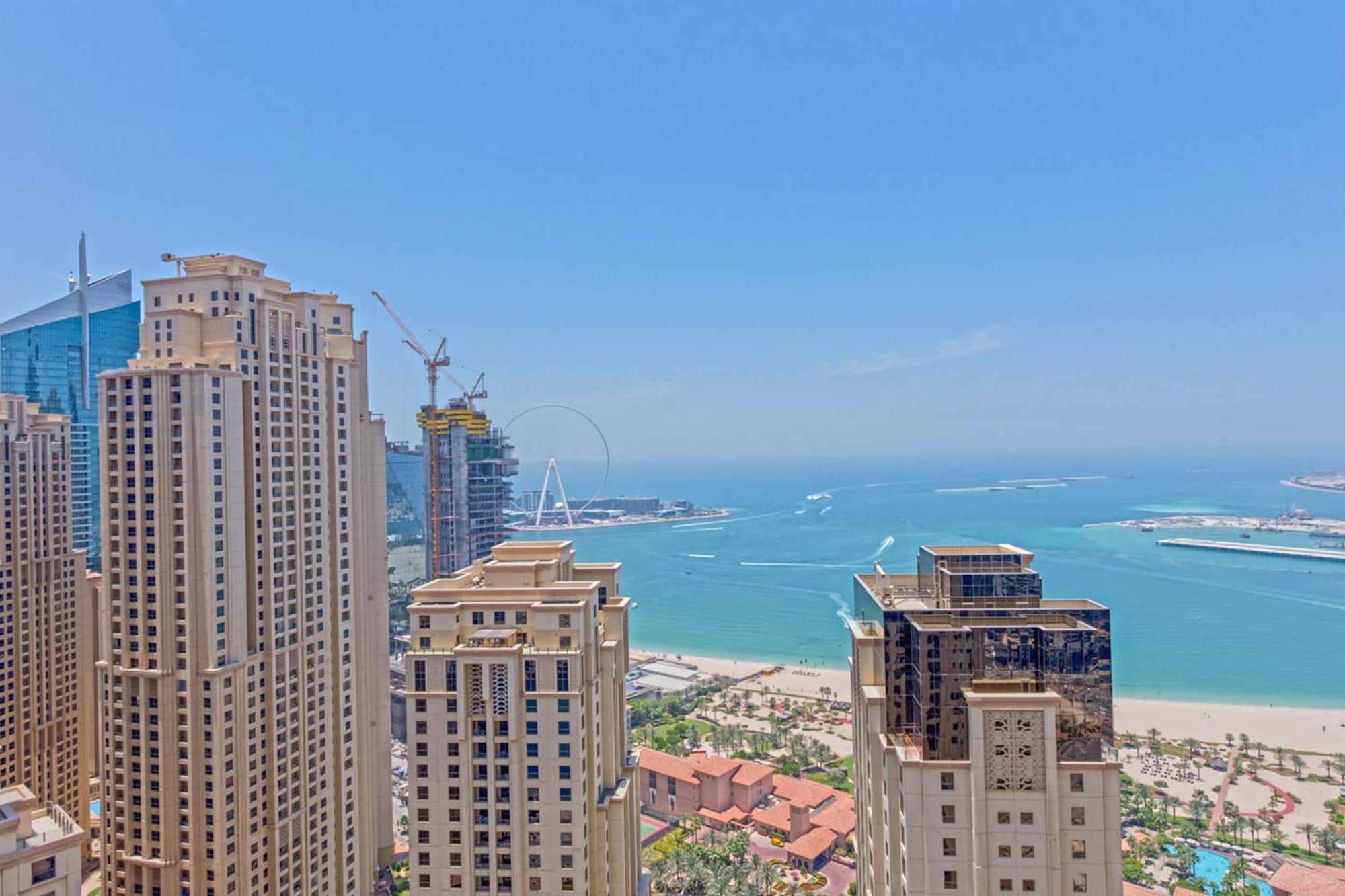 דובאי Stunning Marina & Sea View 4 Bedroom Apartment, Murjan 6 Jumeriah Beach מראה חיצוני תמונה